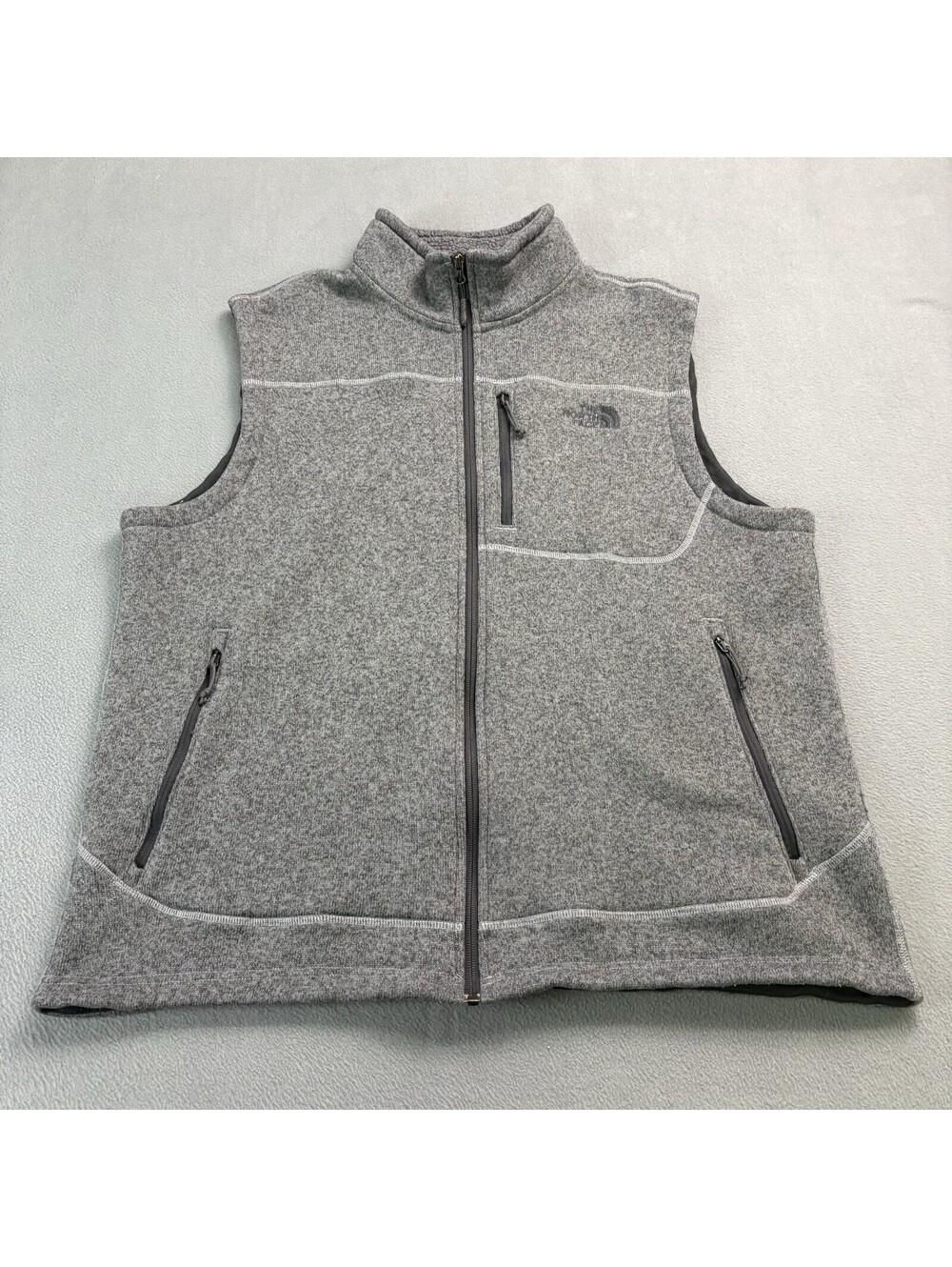 The North Face Gordon Lyons Fleece Sweater Vest Size XXL (Fits Smaller) Gray